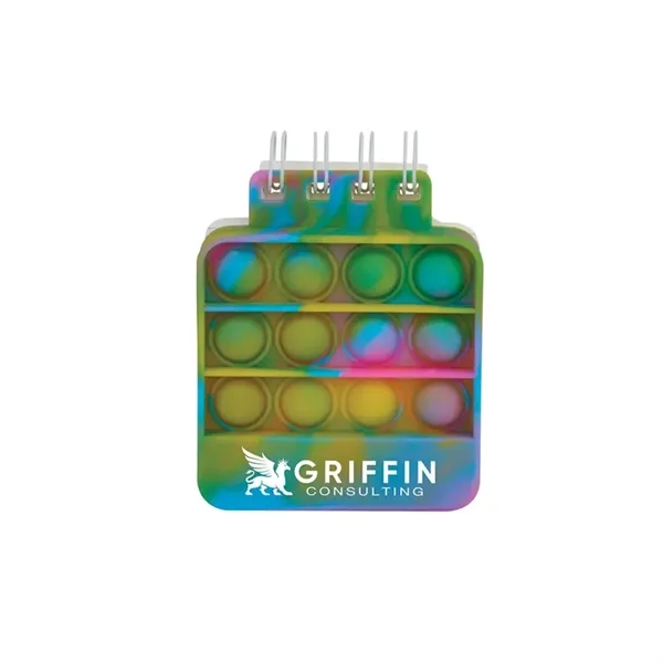 Dimple Silicone Push Pop Notebook... from ASI 67866 Logomark/Valumark