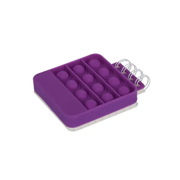Dimple Silicone Push Pop Notebook... from ASI 67866 Logomark/Valumark