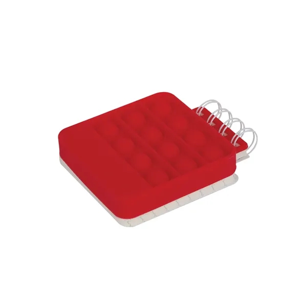 Dimple Silicone Push Pop Notebook... from ASI 67866 Logomark/Valumark