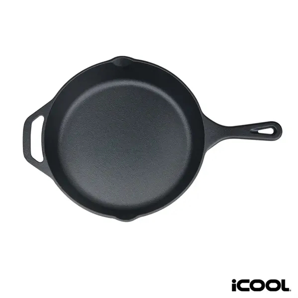 iCOOL® Anchorage 10'' Cast Iron Skillet / Frying Pan... from ASI 67866 Logomark/Valumark