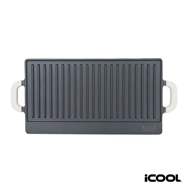 iCOOL® Banff Reversible Cast Iron Griddle... from ASI 67866 Logomark/Valumark