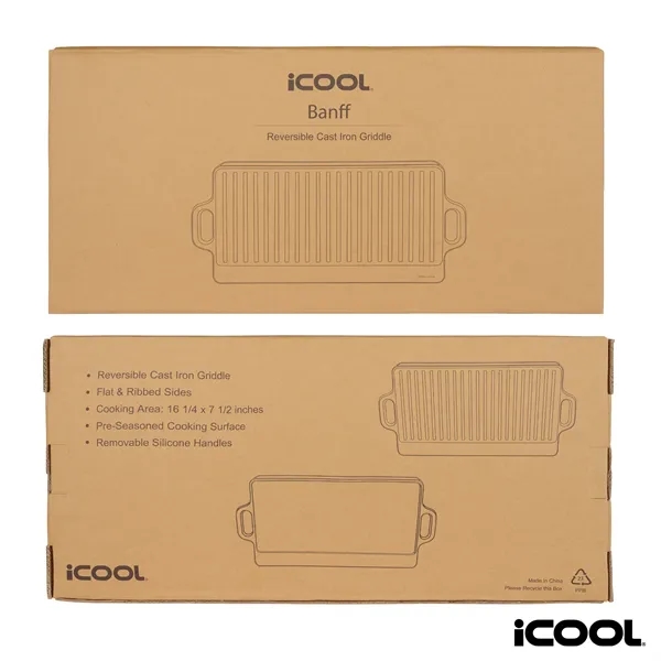 iCOOL® Banff Reversible Cast Iron Griddle... from ASI 67866 Logomark/Valumark