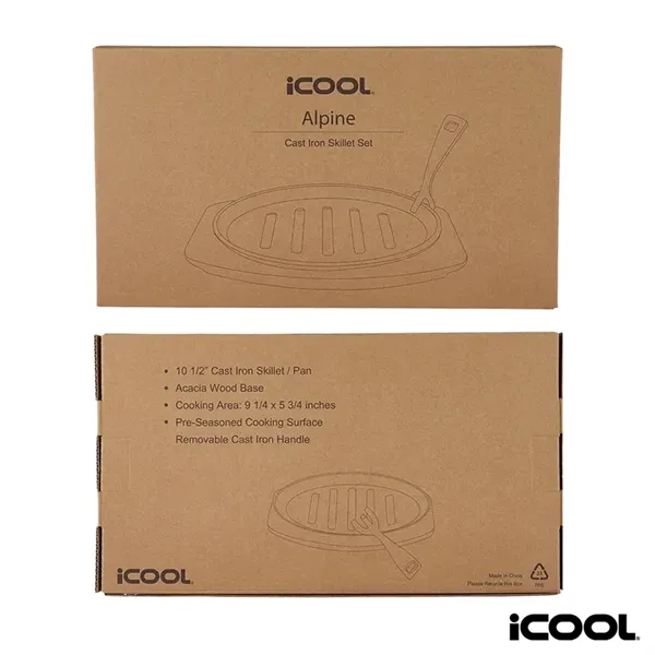 iCOOL® Alpine 10 1/2'' Cast Iron Skillet / Pan... from ASI 67866 Logomark/Valumark
