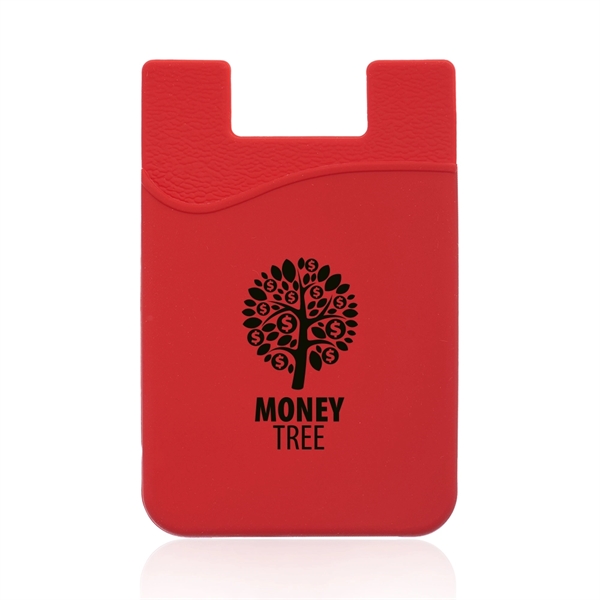 Silicone phone wallet with strong adhesive backing.... from ASI 39552 BEL Promo