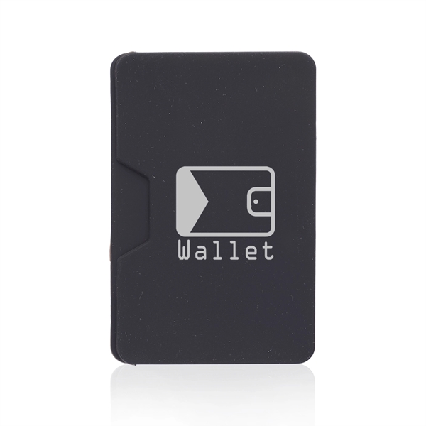 Silicone phone wallet with side opening and strong adhesive backing.... from ASI 39552 BEL Promo