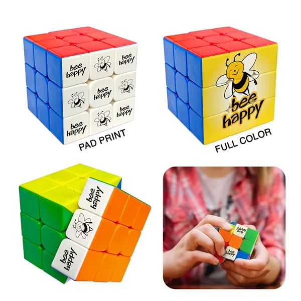 Puzzle cube with 6 sides and colors.... from ASI 52710 Lincoln Line