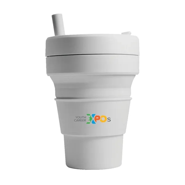 Stojo 16 oz. Collapsible Cup, Full Color Digital... from ASI 30270 Aakron Line