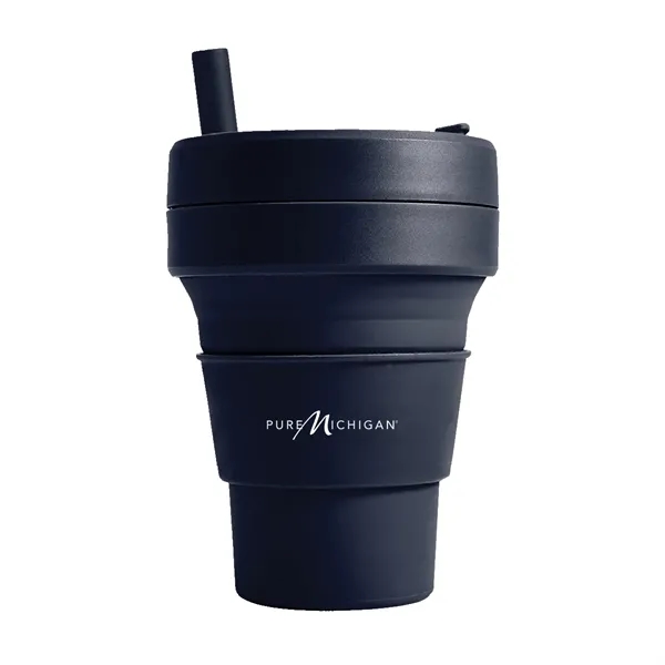 Stojo 16 oz. Collapsible Cup, Full Color Digital... from ASI 30270 Aakron Line