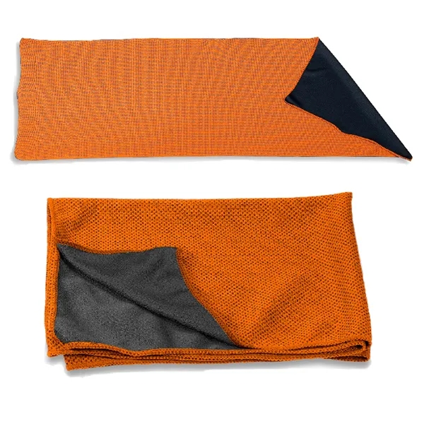 Nylon and polyester blend, latex-free, and lightweight cooling sport towel.... from ASI 57956 Graphco line