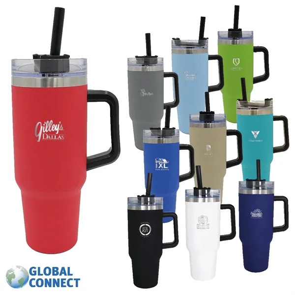 Halcyon® 40 oz. Mug, Global Connect - Laser Standard... from ASI 30270 Aakron Line
