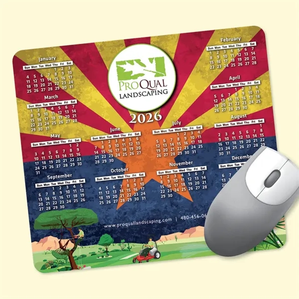 7.5 x 8.5 x 1/4" - Fabric Mouse Pad-Made in the... from ASI 49716 Digispec & CounterPoint / DIGISPEC®