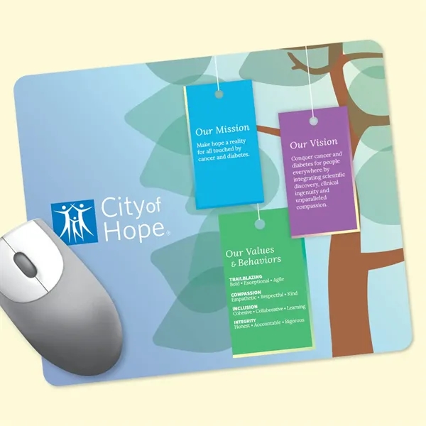 8" x 9.5" x 1/8"- Fabric Mouse Pad-Made in the USA... from ASI 49716 Digispec & CounterPoint / DIGISPEC®