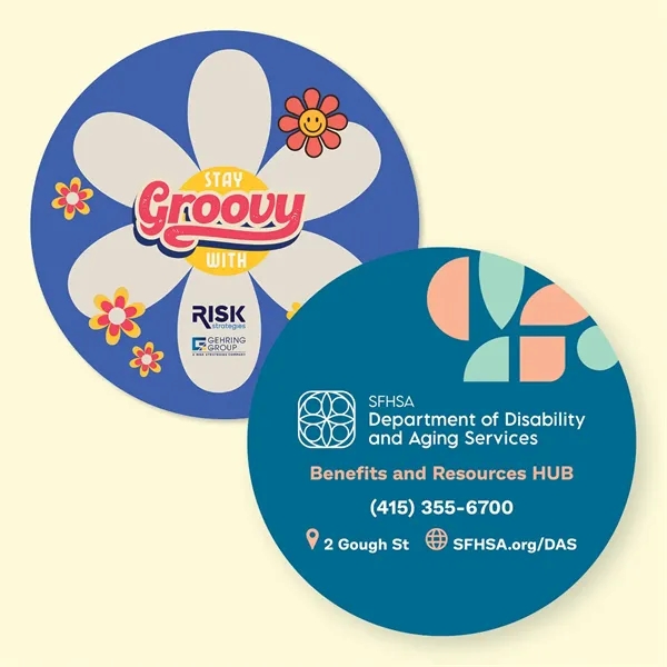 5" Round x 1/8" - Fabric Jar Opener-Made in the USA... from ASI 49716 Digispec & CounterPoint / DIGISPEC®