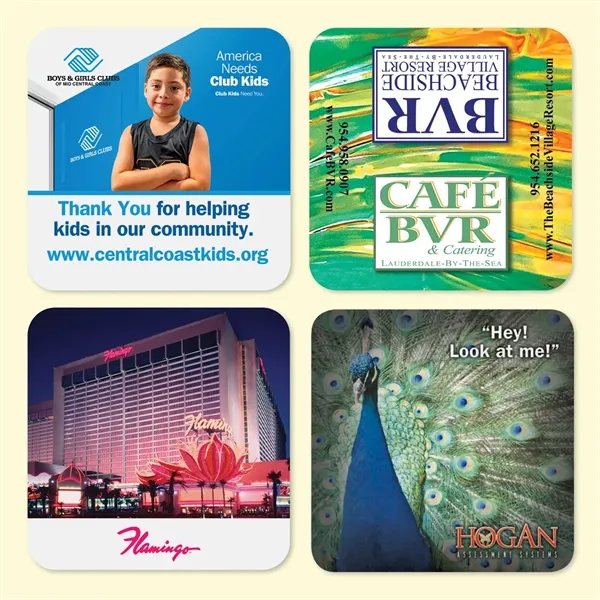 3.6" x 3.6" x 1/16"-Drink Coaster-Made in the USA with brilliant,... from ASI 49716 Digispec & CounterPoint / DIGISPEC®