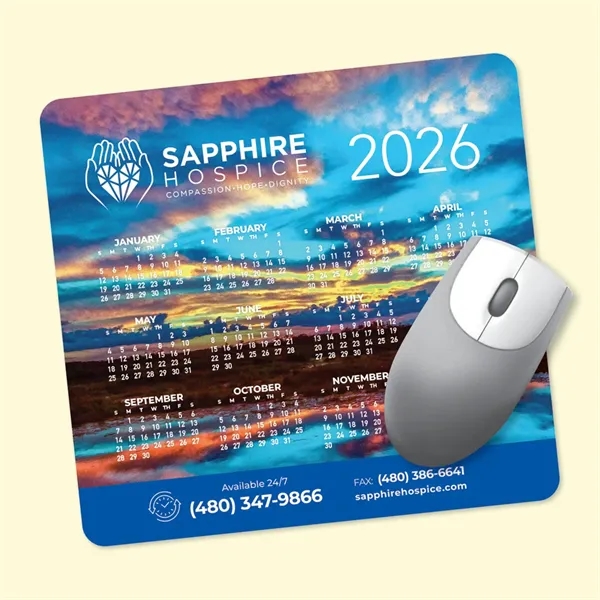 Heavy Duty 7.5" x 8" x 1/16" - Hard Surface Calendar... from ASI 49716 Digispec & CounterPoint / DIGISPEC®