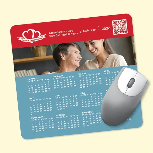 7.5 x 8 x 1/4 - Fabric Calendar Mouse Pad-Made in... from ASI 49716 Digispec & CounterPoint / DIGISPEC®