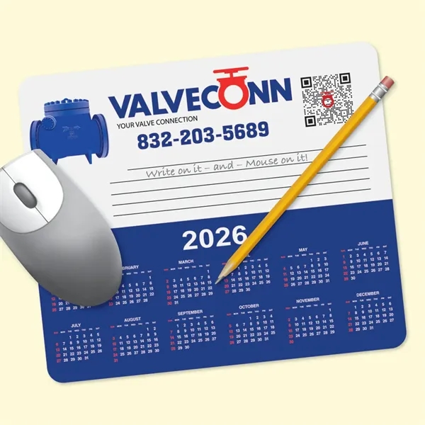 40 Page Note Paper Calendar MousePad-7.25"x8.5"-Made in the USA with 30%... from ASI 49716 Digispec & CounterPoint / DIGISPEC®