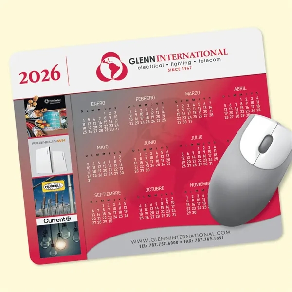 8 x 9.5 x 1/16-Calendar MousePad-Made in the USA with brilliant,... from ASI 49716 Digispec & CounterPoint / DIGISPEC®