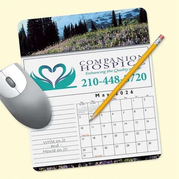 Calendar 24 Month 7.25" x 8.5" Paper Mouse Pad-Made in the... from ASI 49716 Digispec & CounterPoint / DIGISPEC®
