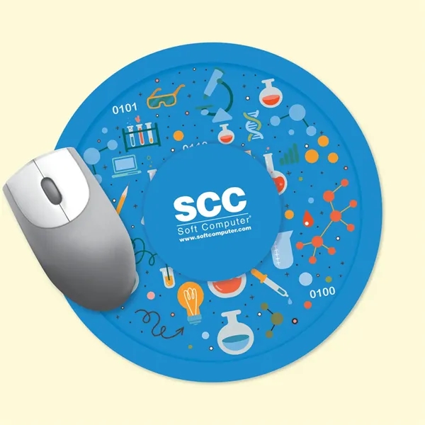 8" Round x 1/16" - Hard Surface Mouse Pad-Made in the... from ASI 49716 Digispec & CounterPoint / DIGISPEC®