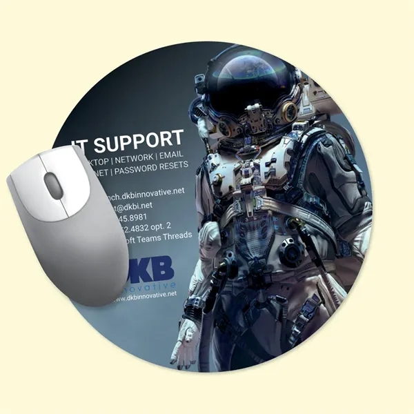 8" Round x .015" - Ultra-Thin, Hard Surface Mouse Pad-Made in... from ASI 49716 Digispec & CounterPoint / DIGISPEC®
