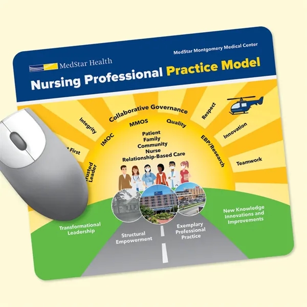 7.5 x 8.5 x .02"- Ultra-Thin, Hard Surface Mouse Pad-Made in... from ASI 49716 Digispec & CounterPoint / DIGISPEC®