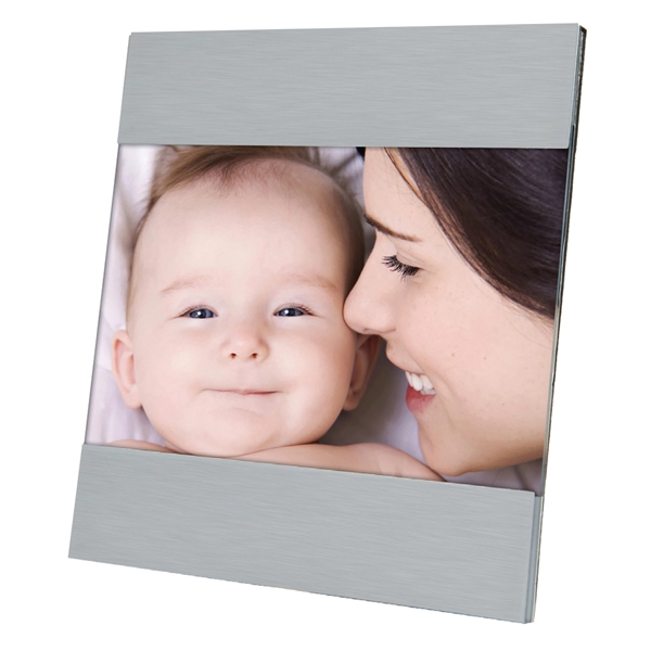 4" x 6" Brushed Aluminum Photo Frame.... from ASI 93520 Ventura Inc
