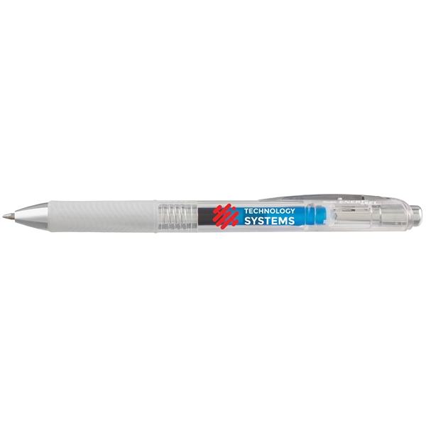 EnerGel Ice 0,7mm Retractable Liquid Gel Ink Pen, plastic clear barrel... from ASI 77240 Pentel Of America LTD / Pentel®