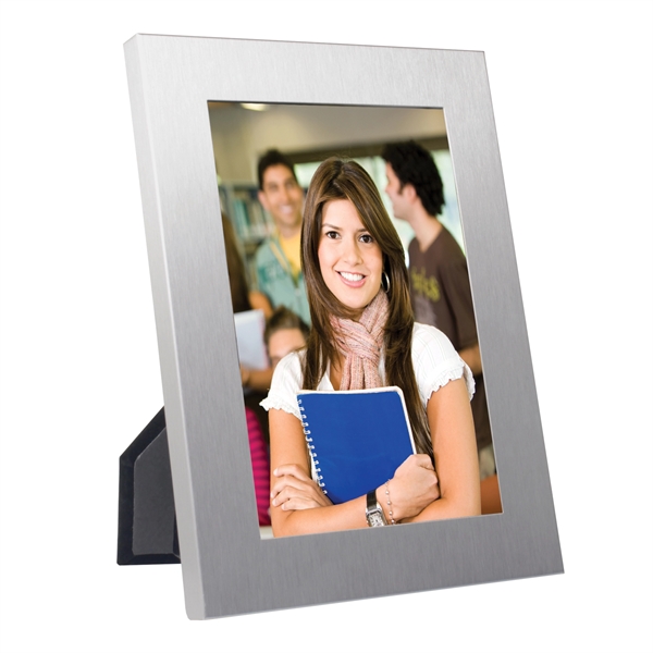 4" x 6" Brushed Aluminum Photo Frame.... from ASI 93520 Ventura Inc