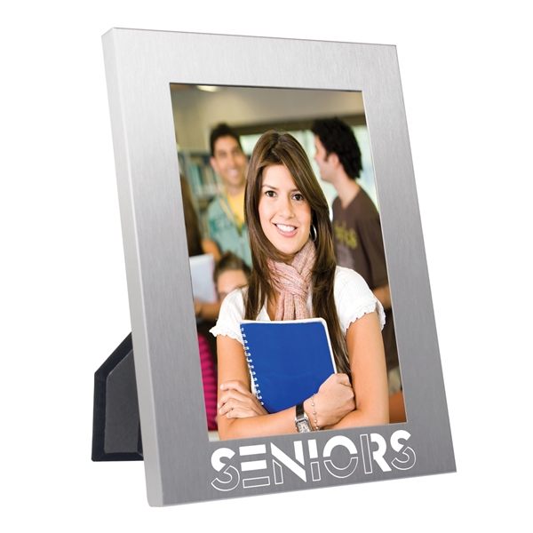 4" x 6" Brushed Aluminum Photo Frame.... from ASI 93520 Ventura Inc