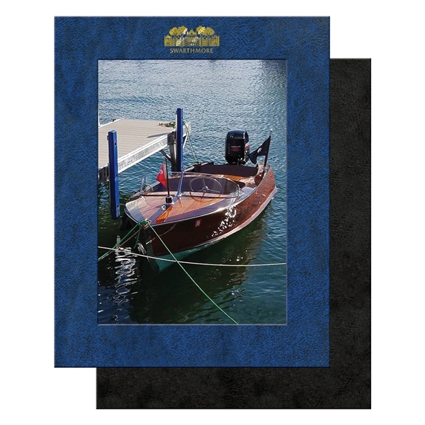 Leatherette wrapped photo frame, 5" x 7".... from ASI 93520 Ventura Inc