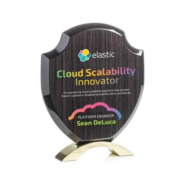 Belgrave Slatewood VividPrint™ Award - Gold... from ASI 84592 St Regis Group / St Regis