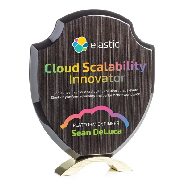 Belgrave Slatewood VividPrint™ Award - Gold... from ASI 84592 St Regis Group / St Regis