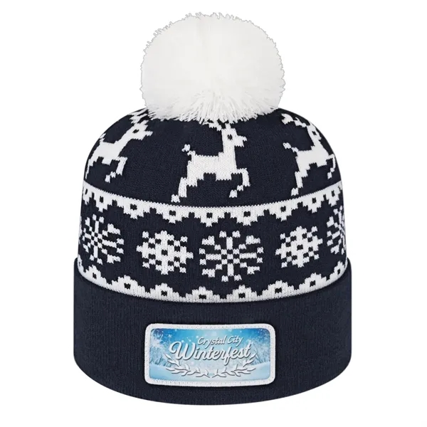 Custom knit acrylic elite cap with cuff.... from ASI 43792 Cap America Inc