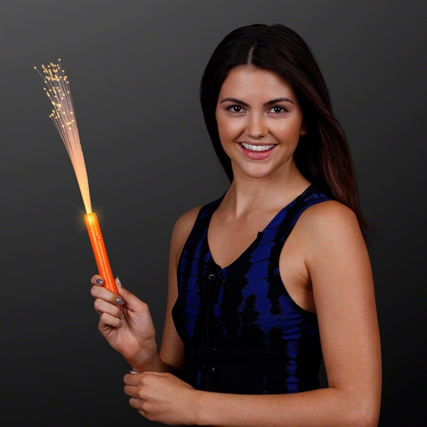 Blank or imprinted. Flashing stock wand with sparkle fibers.... from ASI 34194 ALightPromos / Alight Promotional Products