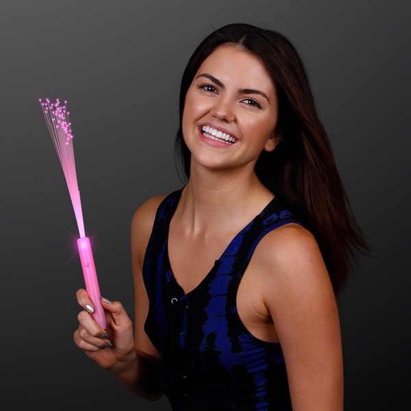 Blank or imprinted. Flashing stock wand with sparkle fibers.... from ASI 34194 ALightPromos / Alight Promotional Products