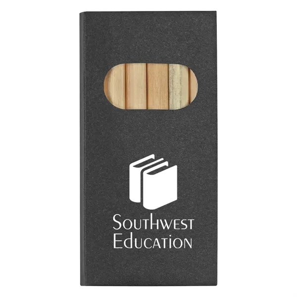 6-Piece colored pencil with black, blue, brown, green, red and yellow... from ASI 61125 Hit Promotional Products / Hit®