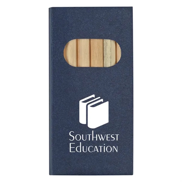 6-Piece colored pencil with black, blue, brown, green, red and yellow... from ASI 61125 Hit Promotional Products / Hit®