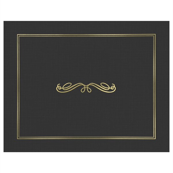 3-Fold Presentation Folder. Slide in the flap to the die-cut slip... from ASI 93520 Ventura Inc