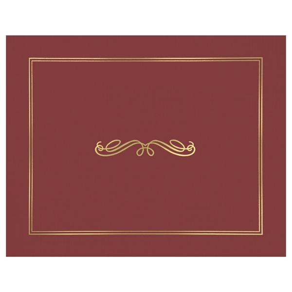 3-Fold Presentation Folder. Slide in the flap to the die-cut slip... from ASI 93520 Ventura Inc