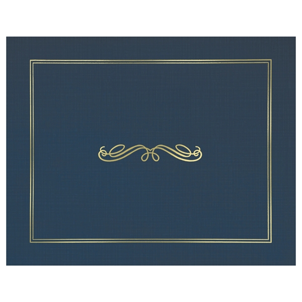 3-Fold Presentation Folder. Slide in the flap to the die-cut slip... from ASI 93520 Ventura Inc