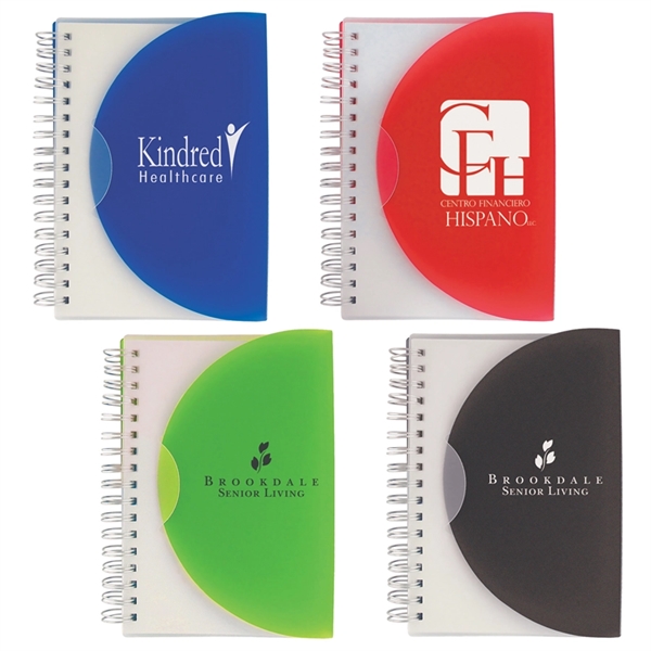Tuck-top spiral 70 sheet notebook with plastic cover.... from ASI 93520 Ventura Inc