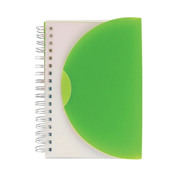 Tuck-top spiral 70 sheet notebook with plastic cover.... from ASI 93520 Ventura Inc