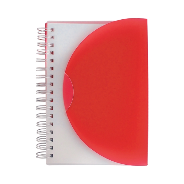 Tuck-top spiral 70 sheet notebook with plastic cover.... from ASI 93520 Ventura Inc