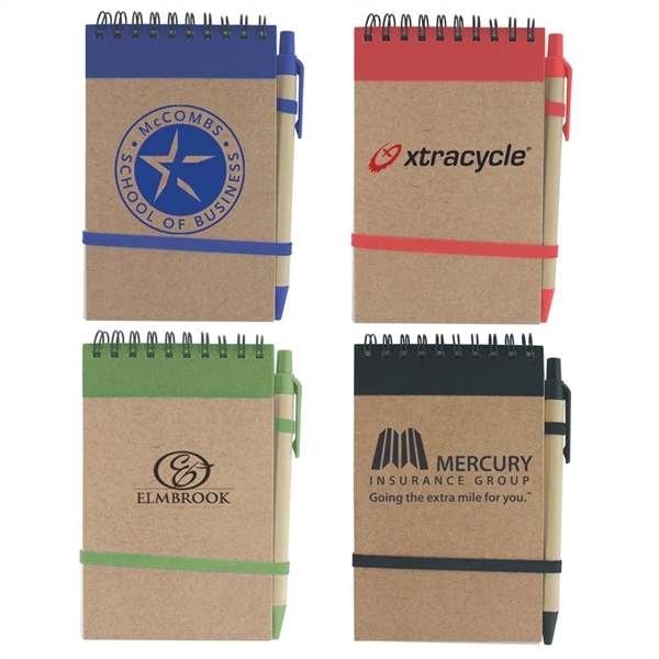 Made of recycled paper 70-sheet notebook.... from ASI 93520 Ventura Inc