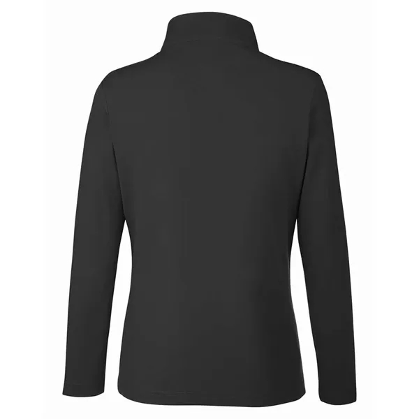 CORE365 Women's Fusion ChromaSoft™ Pique Quarter-Zip... from ASI 84358 S&S Activewear