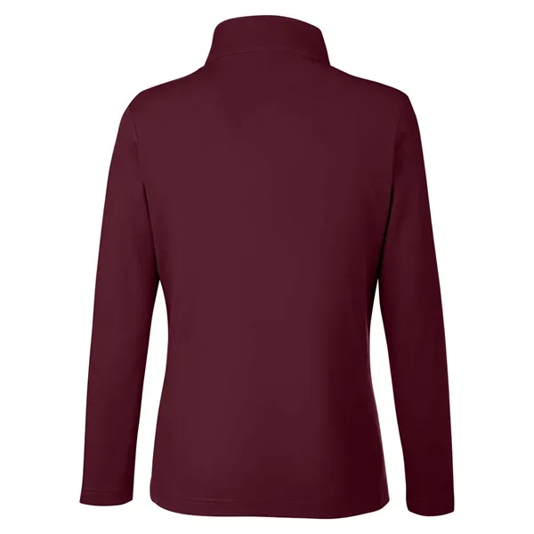 CORE365 Women's Fusion ChromaSoft™ Pique Quarter-Zip... from ASI 84358 S&S Activewear