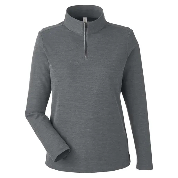 CORE365 Women's Fusion ChromaSoft™ Pique Quarter-Zip... from ASI 84358 S&S Activewear