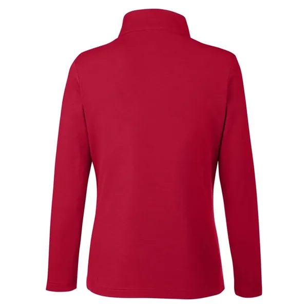 CORE365 Women's Fusion ChromaSoft™ Pique Quarter-Zip... from ASI 84358 S&S Activewear