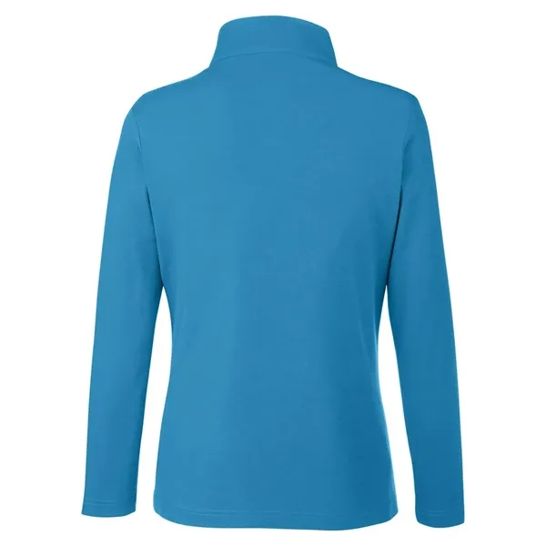 CORE365 Women's Fusion ChromaSoft™ Pique Quarter-Zip... from ASI 84358 S&S Activewear